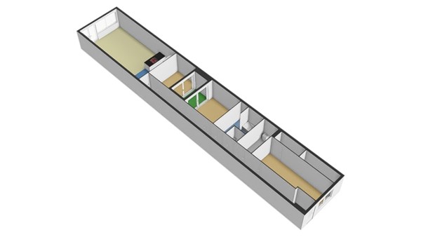 Floorplan - Schoonderloostraat 173, 3024 TT Rotterdam